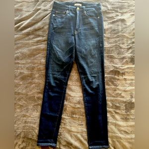 Good American Good Legs Skinny Jeans Womens 6/28 Blue Stretch